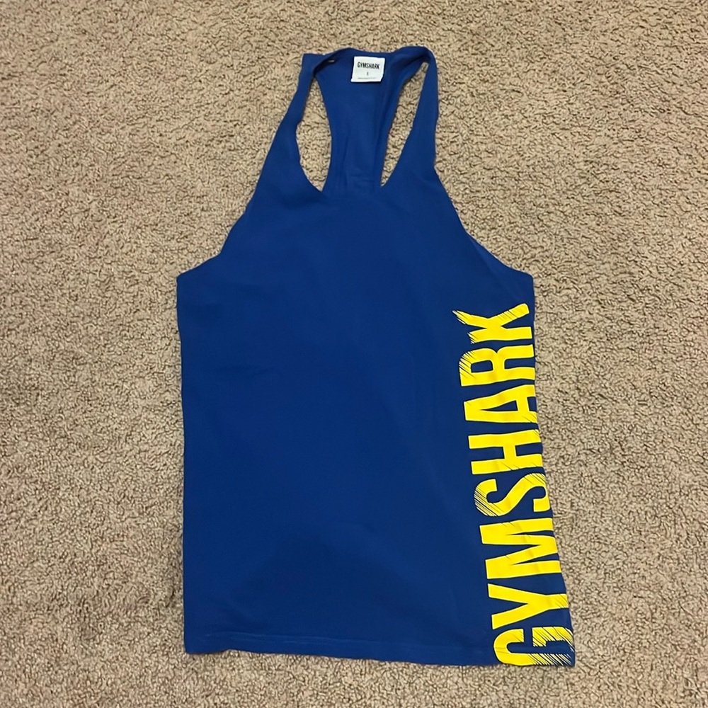 Gymshark blue and yellow stringer